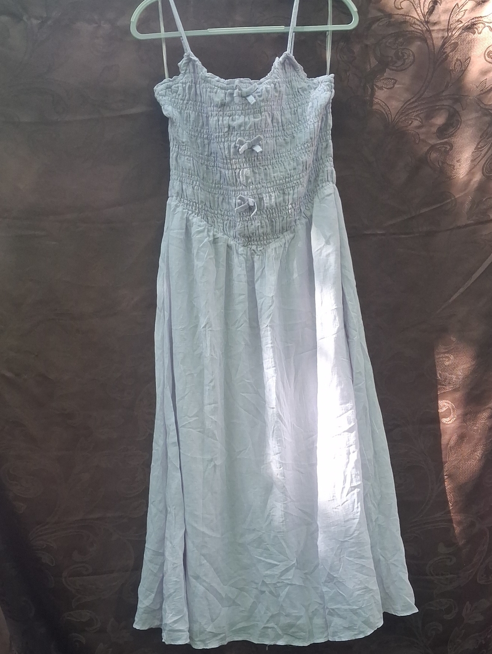 American Eagle Outfitters Lavender Maxi Dress NWT 100% cotton Size Large